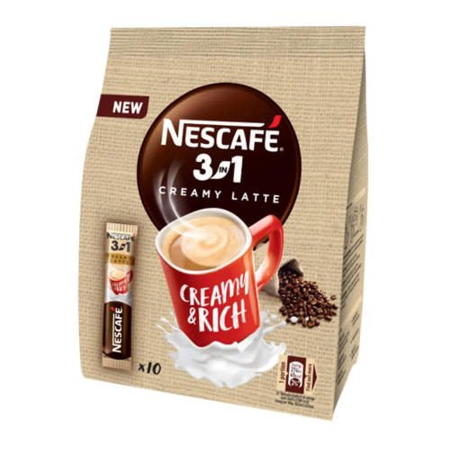 نسكافيه | أظرف كريمي لاتيه 3 في 1 | 10 أظرف | 17 ج...