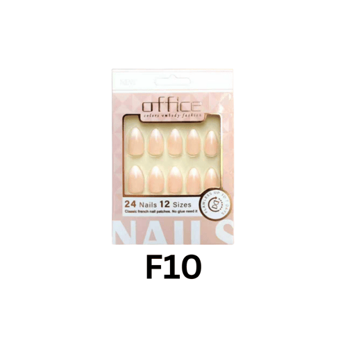 أظافر جل جاهزة فرنش لا تحتاج الى غراء