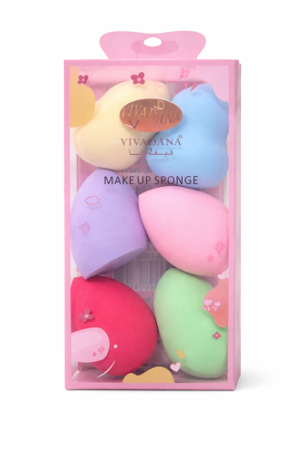 مجموعة إسفنجات مكياج فيفادانا – 6 قطع