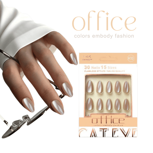 أظافر صالون بتأثير عين القطة