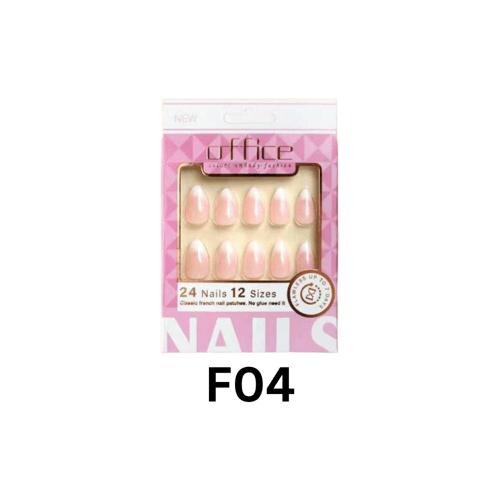 أظافر جل جاهزة فرنش لا تحتاج الى غراء