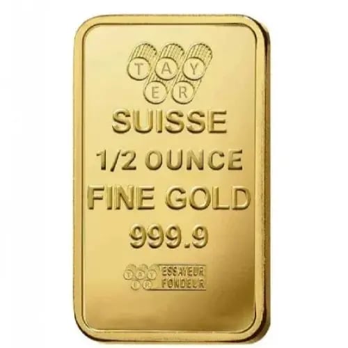 سبيكة ذهب 15.5 جرام نصف اونصة 24 قيراط محلي