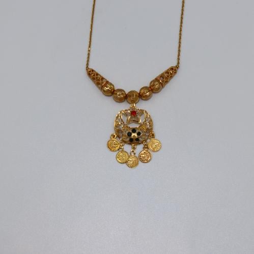 عقد ذهب عيار 21