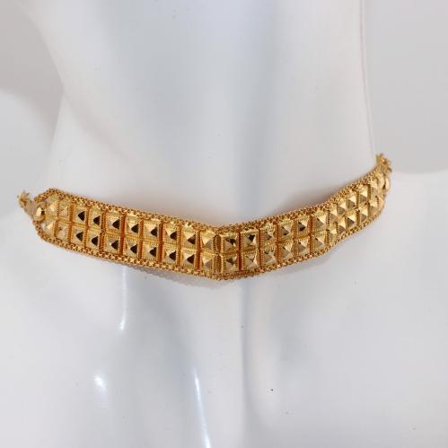 مزنط ذهب بحريني عيار21