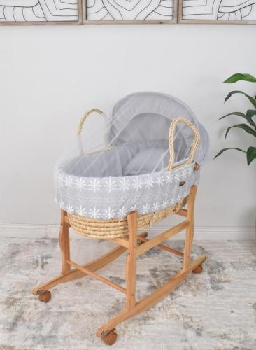 سلة موسى بعجلات وقاعدة