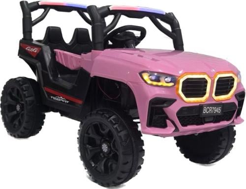 سيارة بي ام دبليو وردي مع صوت بوليسي