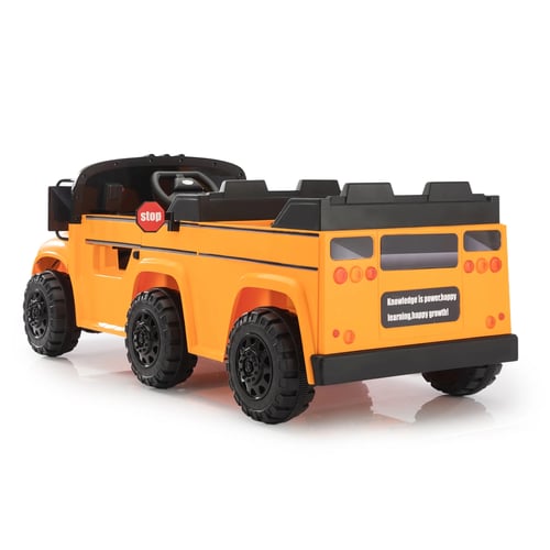 حافلة المدرسة الكهربائية (12V): مقعدين، 6 كفرات، و...