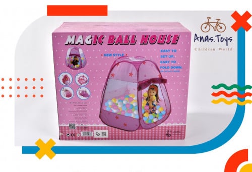 خيمة لعب مع 100 كورة