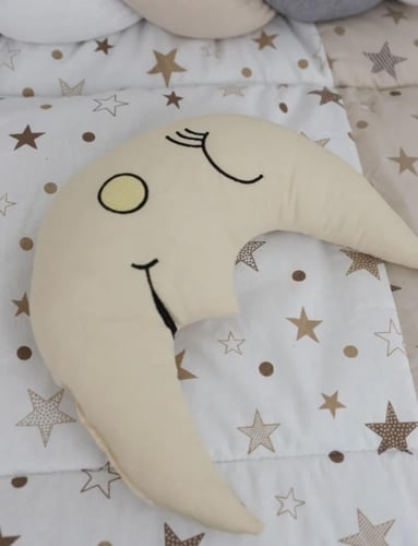 طقم مفرش وحواجز سرير أطفال قطن 7 قطع - صناعة تركية...