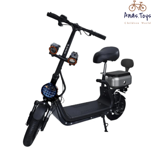 سكوتر كهربائي للكبار مقعدين وشنطة