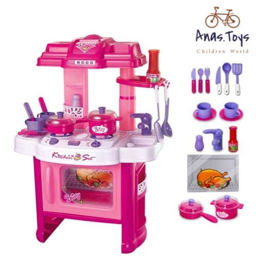 طقم المطبخ بالأدوات للأطفال