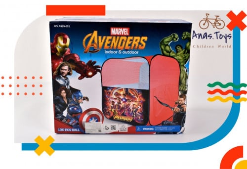 خيمة لعب مع 100 كورة