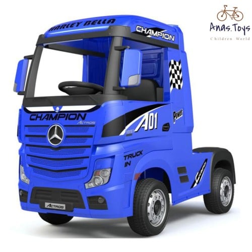 شاحنة أطفال كهربائية لون ازرق