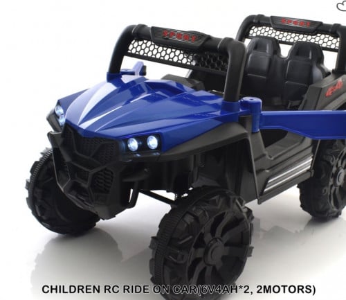 سيارة اطفال جيب كهربائي ازرق