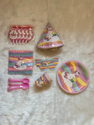 زينة حفلات اليونيكورن