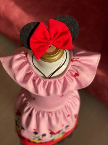 فستان ميني ماوس االقلب