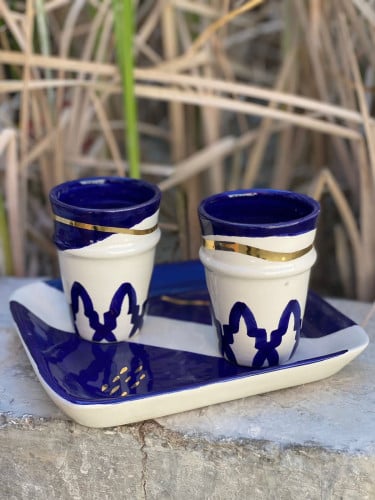 Casa set of 2 cups and trays