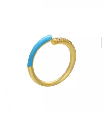 Baby blue Ring