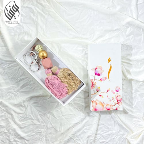 بوكس ميدالية مفاتيح بوهو ستايل بثيم ليلك