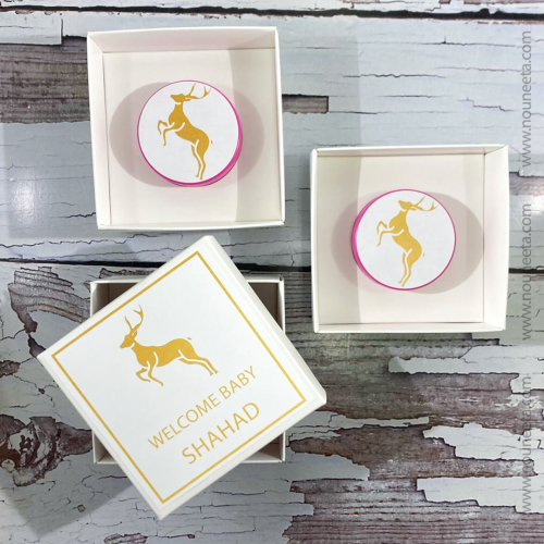 بوكس شمعة غزال ذهبي Golden Deer Candle Box | توزيع...