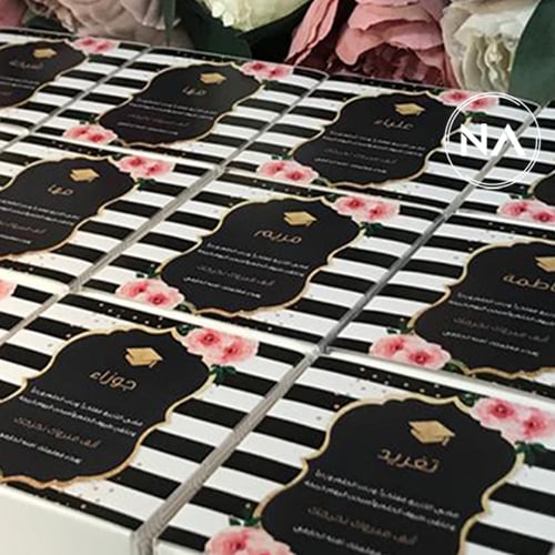 بوكس مرايا أسود وذهبي بتصميم أنيق