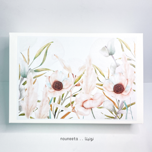 بوكس تبخر خشبي فاخر مع ورد ومبخرة ... هدية مكتبية...