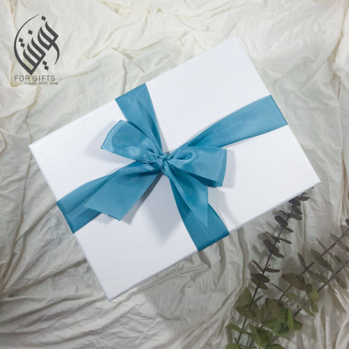 بوكس + تغليف شريطة أزرق