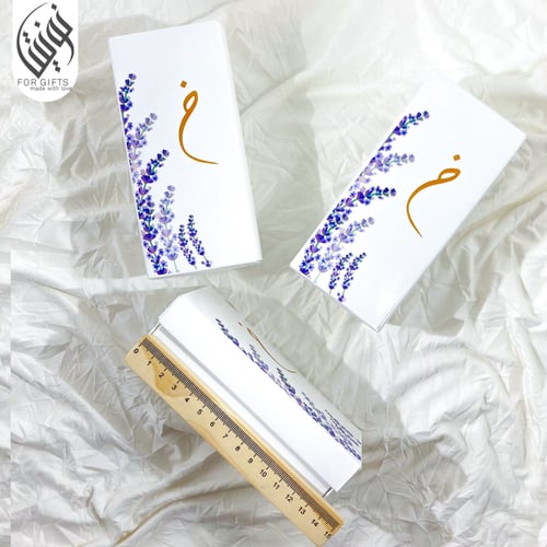 بوكس مستطيل بثيم لافندر