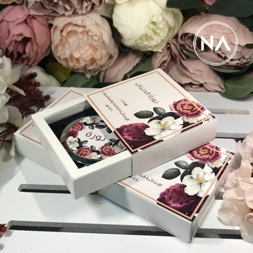 بوكس مرايا ورد كلاسيكي أنيق