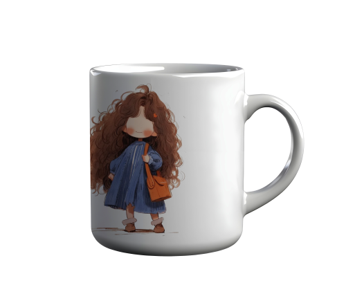كوب أناقة | Curly Grace Mug