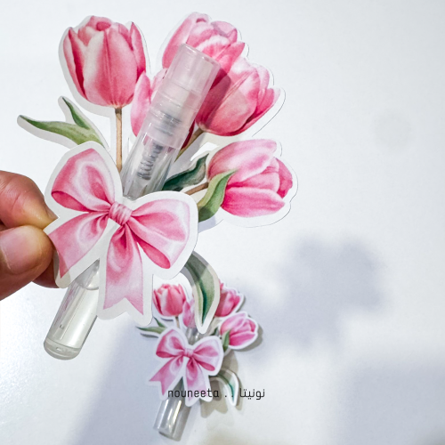 Pink Tulip Mini Perfume Favor – توزيعات عطر التولي...