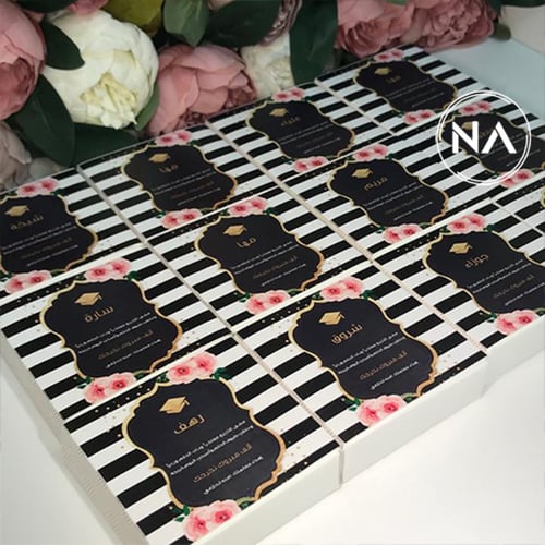 بوكس مرايا أسود وذهبي بتصميم أنيق