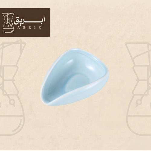 صحن جرعات قهوة سيراميك أزرق لوزن البن 15-40 جم