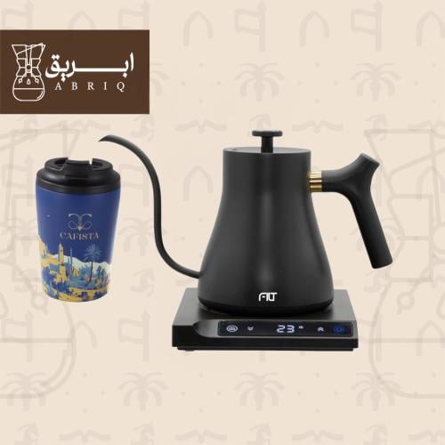 غلاية فيلت كافيستا الذكية 600 مل + مق سراميك كافيس...