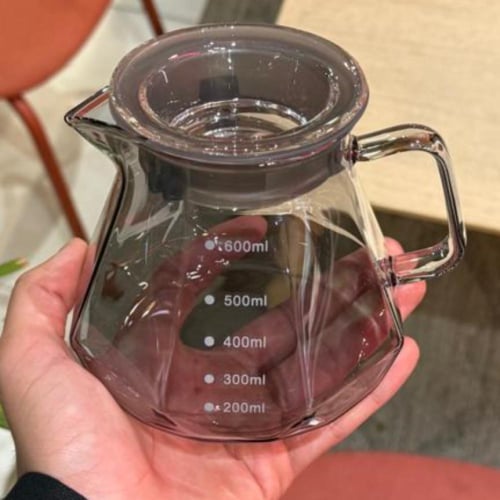 سيرفر v60 اسود مضلع فاخر -مقاس 600 مل