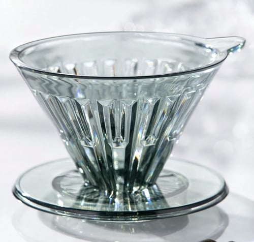 قمع تقطير كريستالي V60 – مقاس 01 (ألوان متعددة)