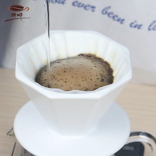 قمع V60 سراميك لتقطير القهوة مقاس 02