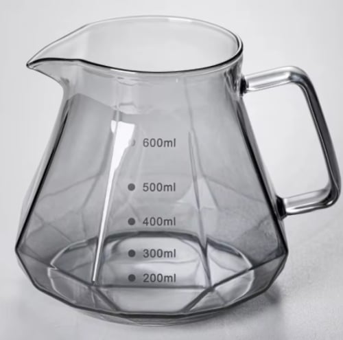 سيرفر v60 اسود مضلع فاخر -مقاس 600 مل