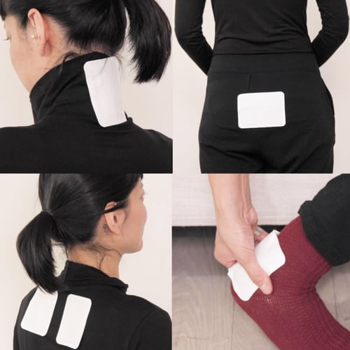 مجموعة 10 لصقات حرارية لتدفئة الجسم مقاس كبير فعال...