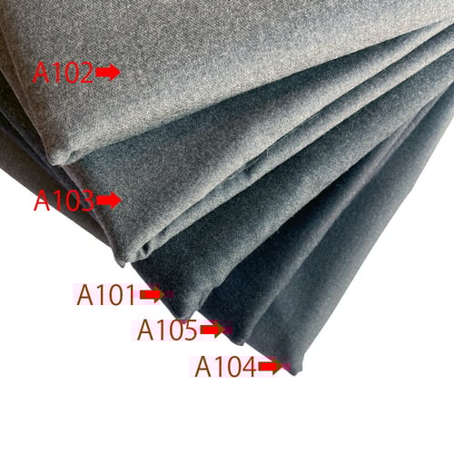 قماش جوخ صوف 99% ياباني (أسود) رقم القطعة A105