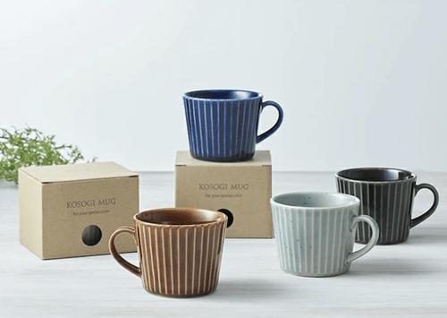 كوب ياباني كوسوقي بتصم أنيق اللون رصاصي KEYUCA 203