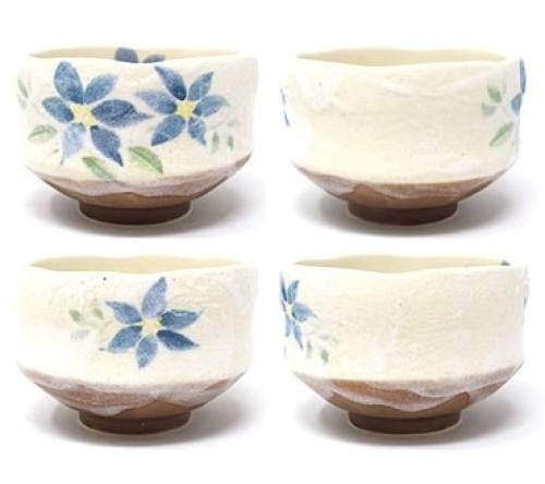 وعاء خزفي لإعداد الماتشا بنقوش يابانية مميزة رقم 9...