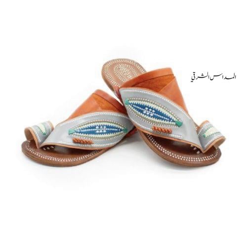 زبيرية صناعة يدوي جلد طبيعي ارضية جملي