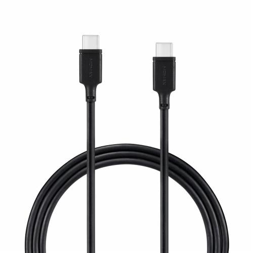 سلك شاحن موماكس زيرو من USB-C إلى USB-C بقوة 60 واط وبطول 1م - أسود