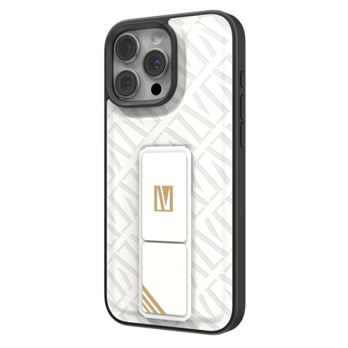 كفر مورفيكس مع حامل لموبايل ايفون 16 برو لون ابيض...