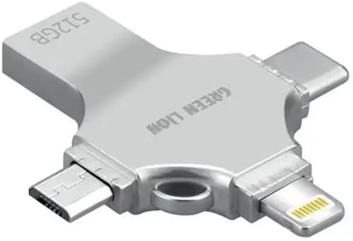 جرين ليون ذاكرة فلاش USB عالمية 4 في 1 سعة 512GB