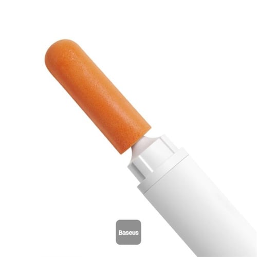 بيسوس فرشاة تنظيف ايربودز لابتوب جوال - ابيض