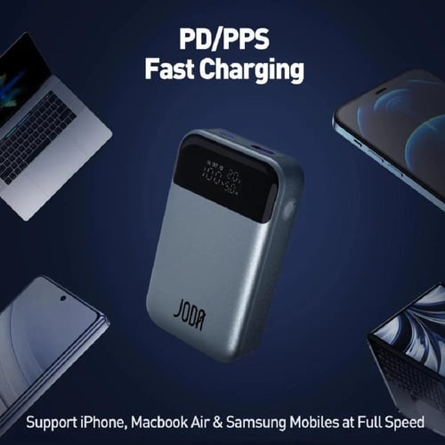 جودا - بطارية بسعة 10000 ملي امبير بقوة 33 واط بي...