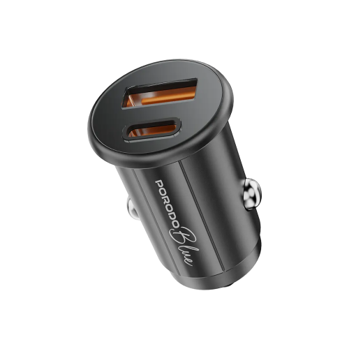 شاحن سيارة بورودو بلو ثنائي المنفذ 30 وات