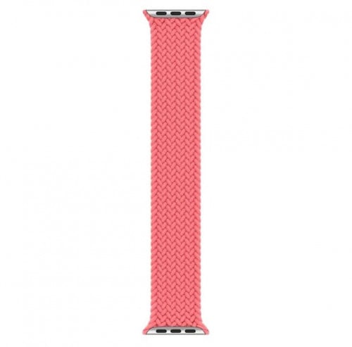 حزام سولو مضفر من قرين لساعة أبل وردي 38 / 40ملم